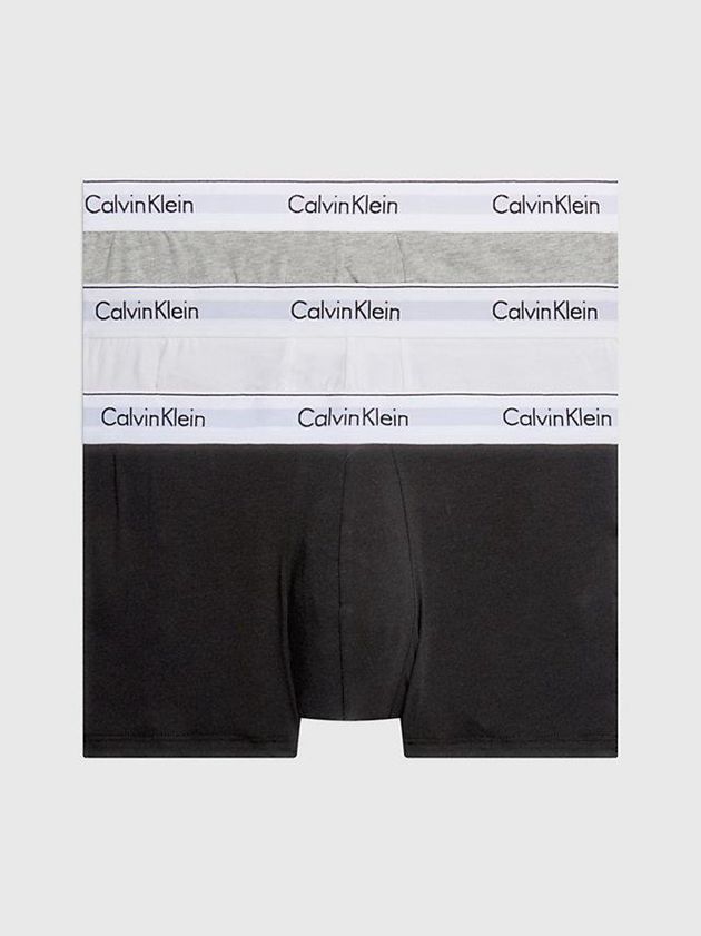 Calvin Klein USA 3 Pack - Modern Cotton Mens Trunks Black 1748920-ZV